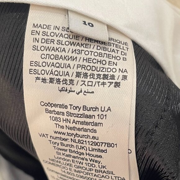 New Tory Burch 100% Wool Wide Leg Trouser Black 10, M $748 - Picture 8 of 10